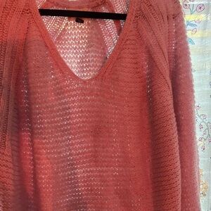 Coral Comfy Sweater!